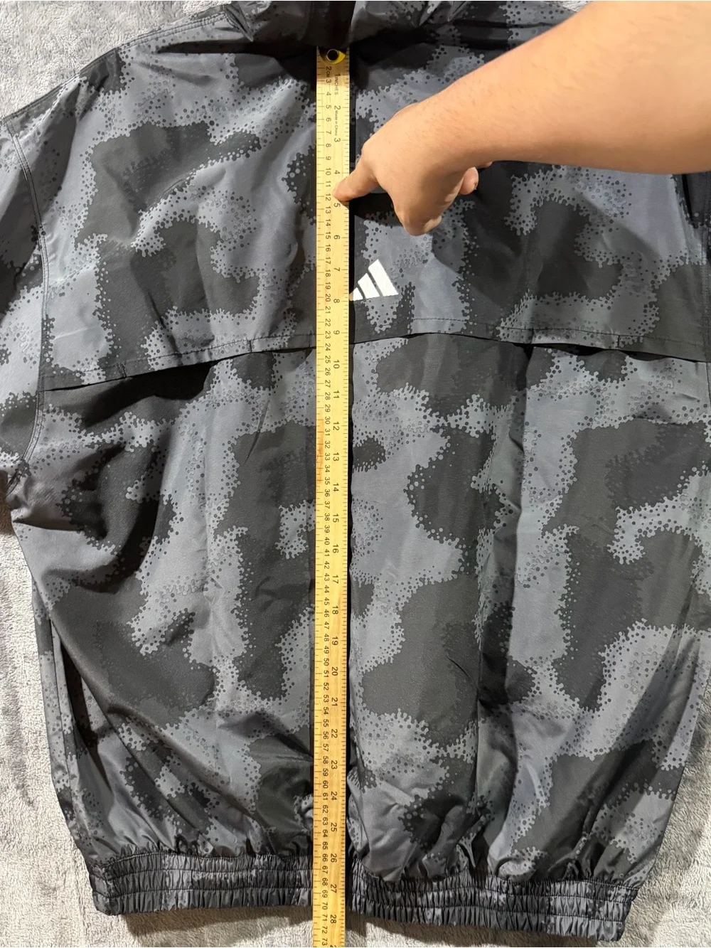 Adidas​ Anthony Edwards Camo AOP​ Hooded Anorak Jacket JP0940 Mens Sz Medium NEW